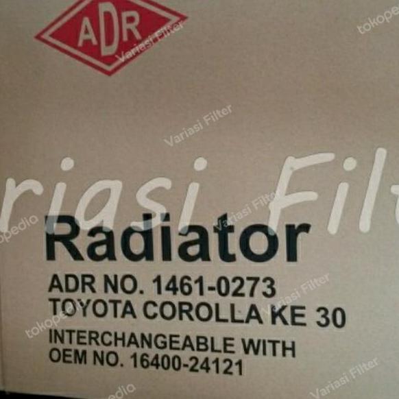 Radiator Corolla KE30 '75-'79