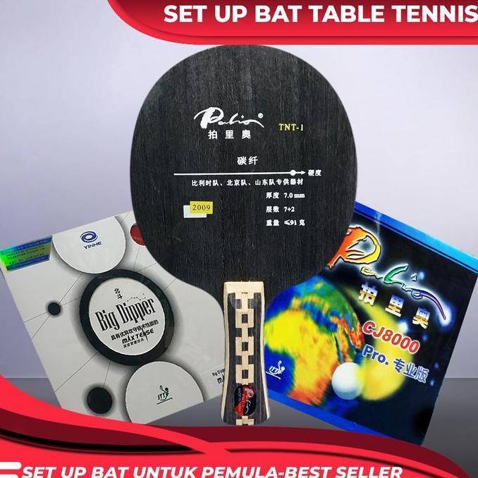 Setup Tenis Meja Pingpong Palio TNT-1 Carbon Big Dipper CJ8000 Pro