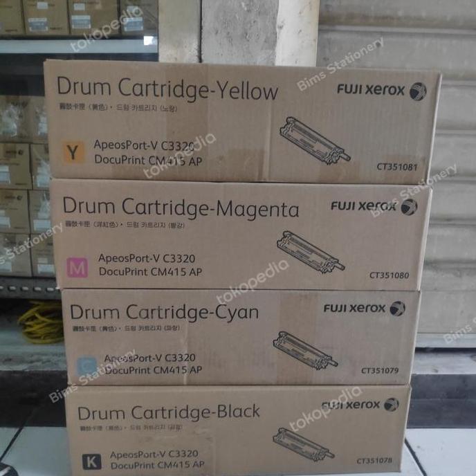 Drum Fuji Xerox AP V C3320 DP CM415 AP Black & Colour Original