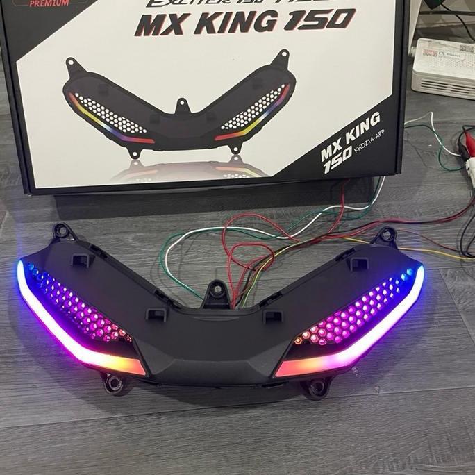 MATA GABAN MX KING COVER LIST LAMPU MX KING MULTICOLOR RGB LAMPU ALIS MX KING 150 OLD NEW JUPITER MX
