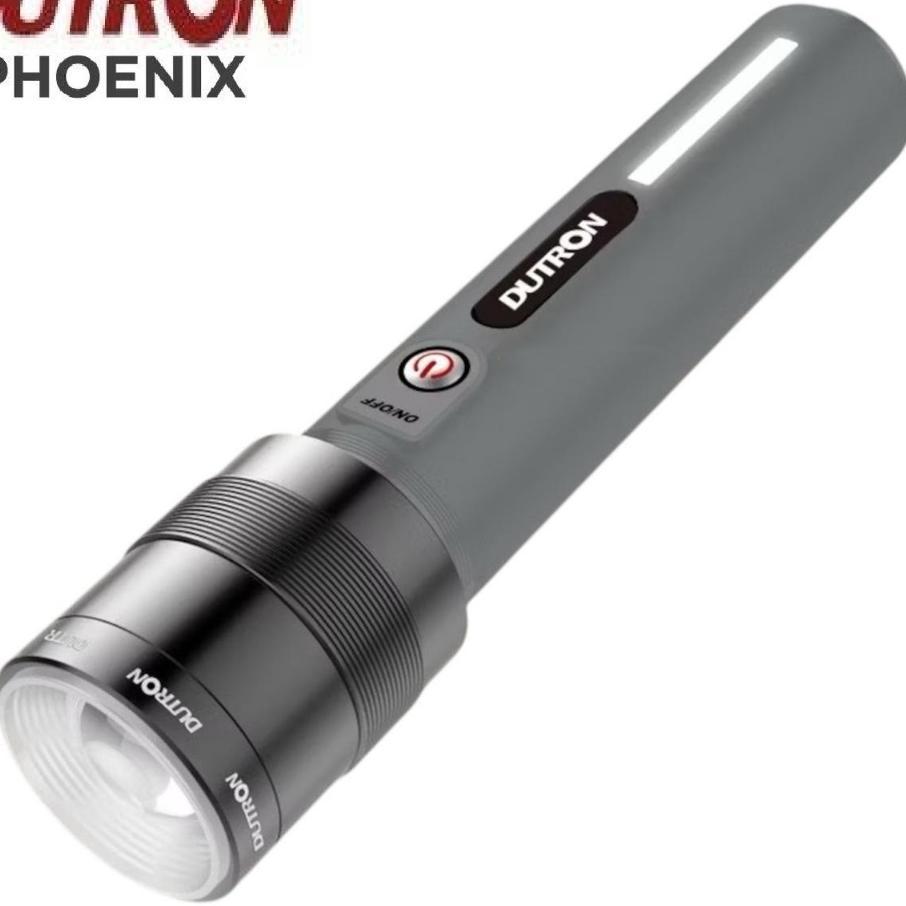 Dutron Phoenix Led Zoom Senter Waterproof Usb-C || Senter Led Zoom Cob Jarak Jauh Tahan Lama Usb-C
