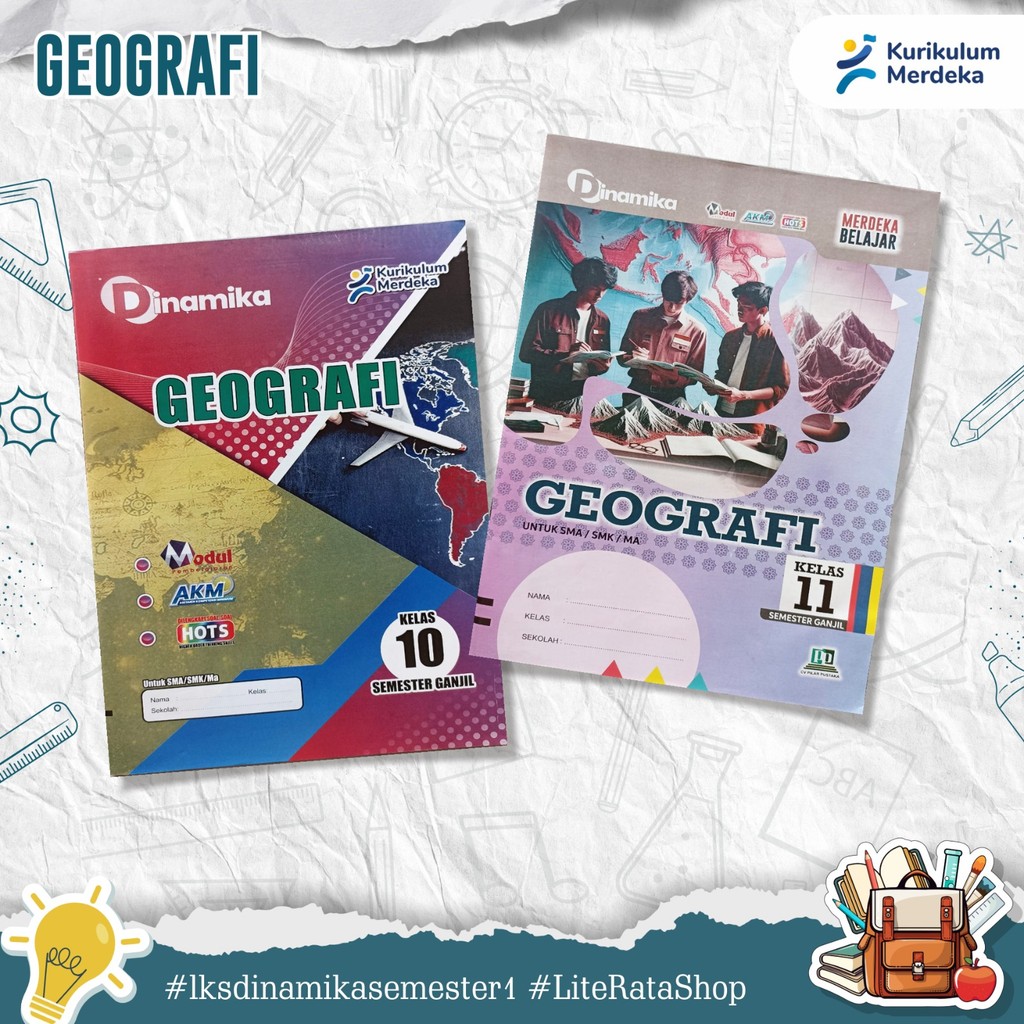 LKS DINAMIKA GEOGRAFI SMA MA SMK KELAS 10 11 SEMESTER 1 2026-2027 KURIKULUM MERDEKA