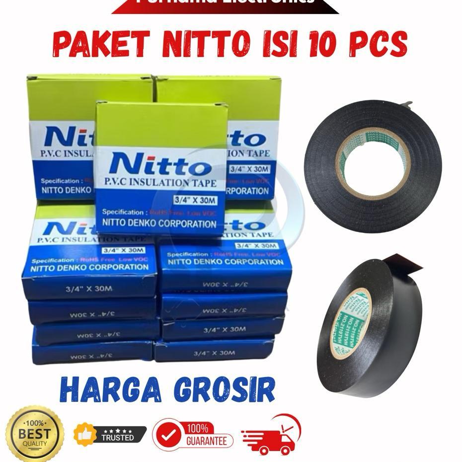 Isolasi Nitto Paket Isi 10 Pcs Grosir