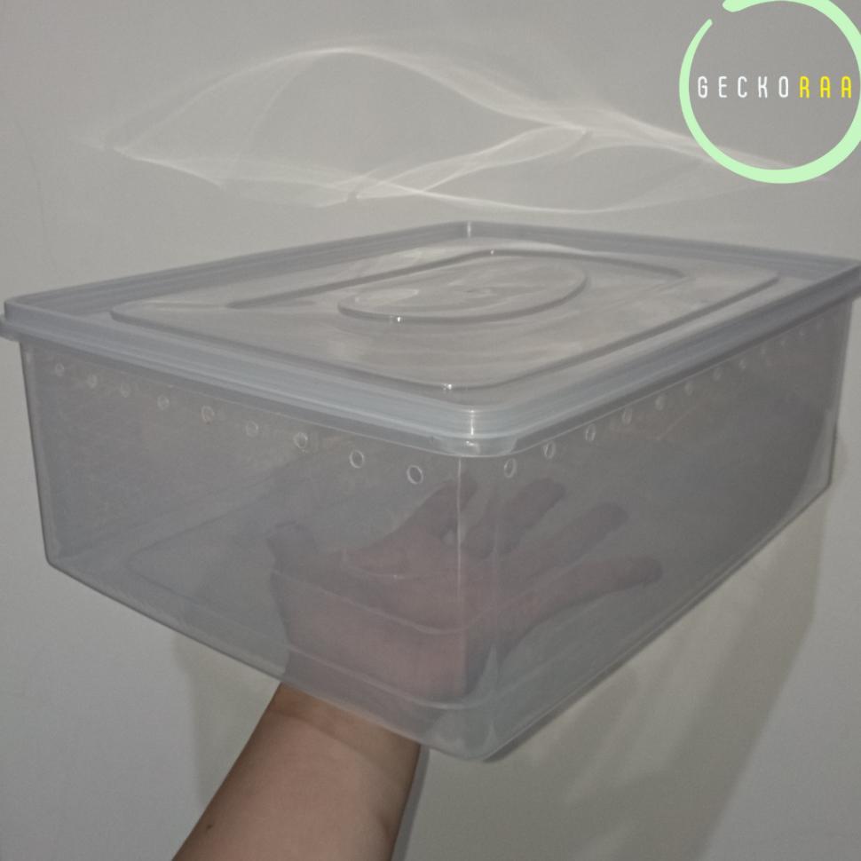 Kandang Reptil Gecko Kura Kura / Kotak Reptil Reptile Box Ukuran Besar Lebar Dan Tinggi