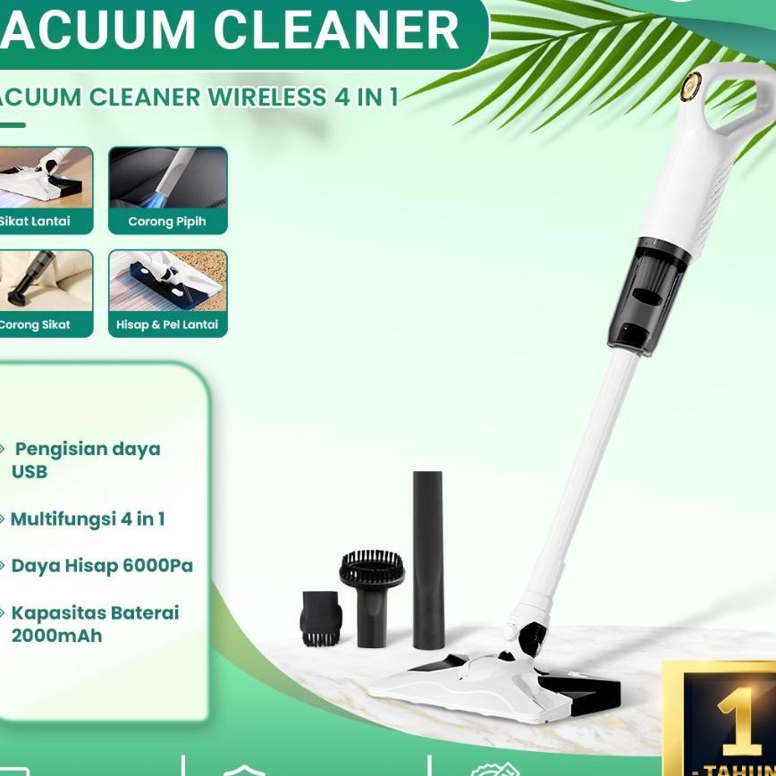 Finito Vacuum Cleaner Portable Fvc-P04 4In1 Ngepel Basah Dan Kering / Penyedot Debu Rumah Vacum Karp