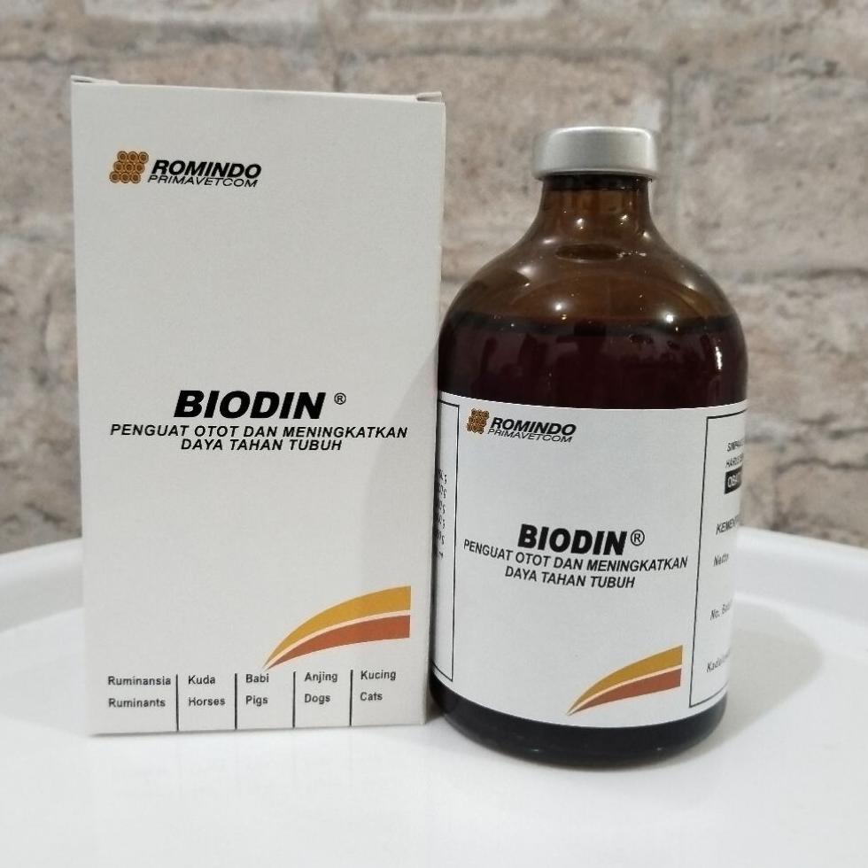 Biodin 100Ml Penguat Otot Hewan (Atp)