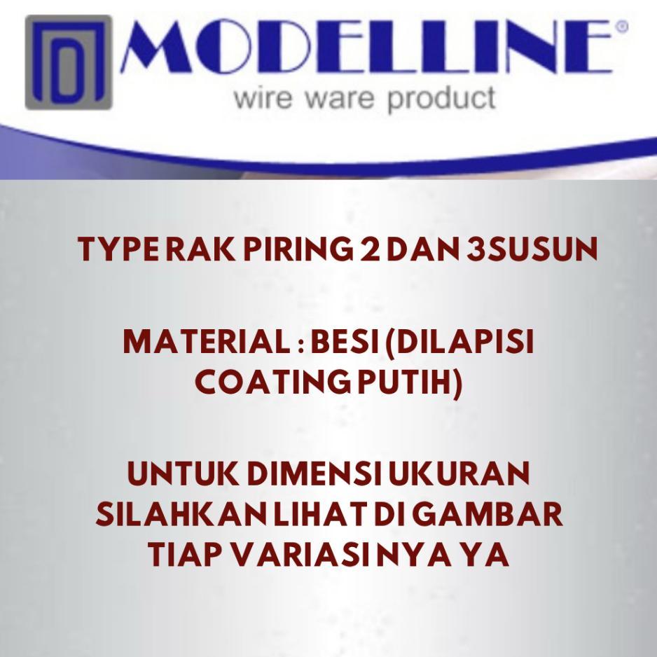 Rak Piring Botol 2 Susun Merk Modeline B-30 Me B-30 Med B-30 Med+T