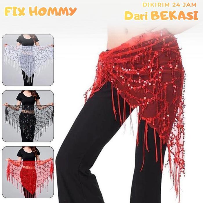 FXMY Belt Belly Dance Rumbai Belly Dance Selendang Belly Dance Universal Sabuk Belly Dance Belly Dan