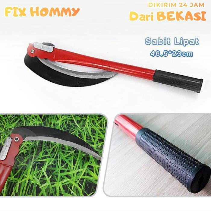 FXMY Arit Rumput Lipat Pemotong Rumput Alat Potong Rumput Portable Arit Rumput Baja