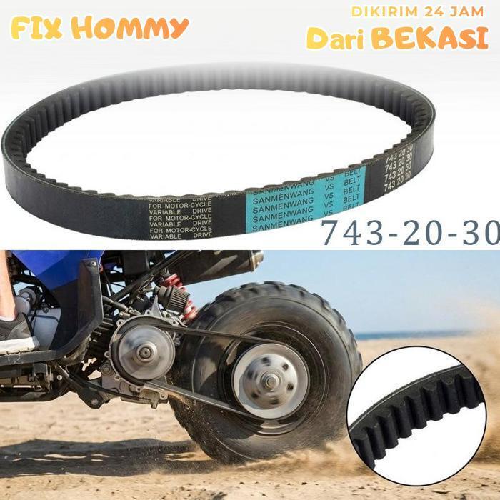 FXMY CVT Drive Belt Van Belt 743 20 30 Untuk GY6 125cc 150cc Scooter Moped ATV Matic