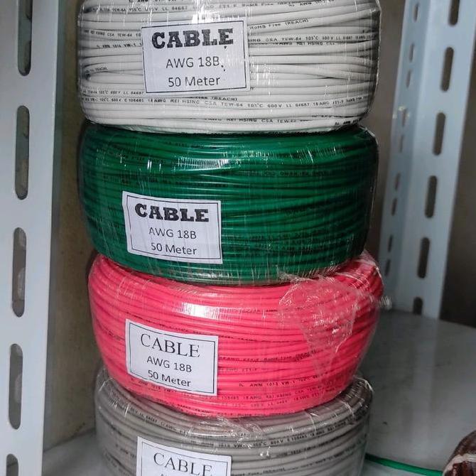 Kabel Awg18 Made In Japan Cable Ton Awg 18