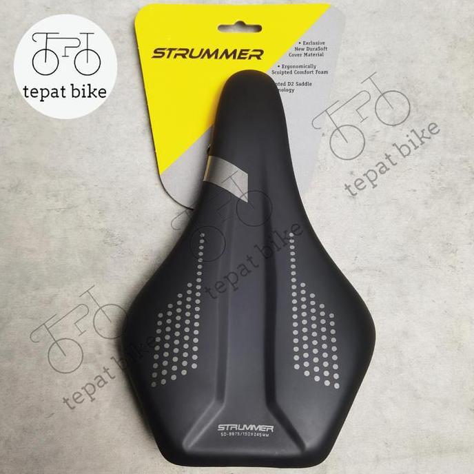 Sadel Strummer SD-8975 Bicycle Saddle Roadbike Seli Empuk Short Nose Strummer 8975