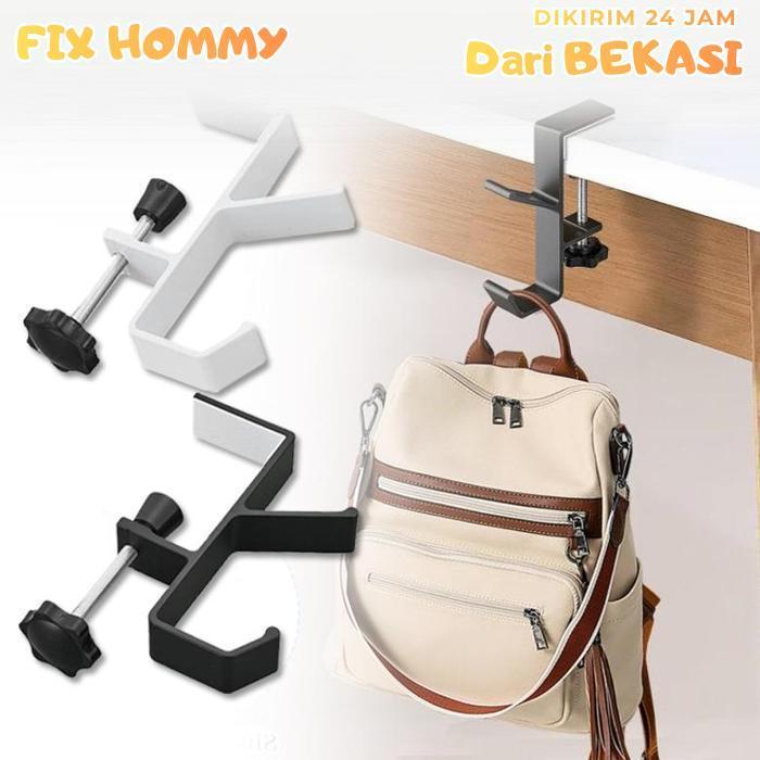 FXMY Gantungan Meja Belajar Removable Table Hook Meja Gantungan Tas Meja Adjustable  Gantungan Meja 