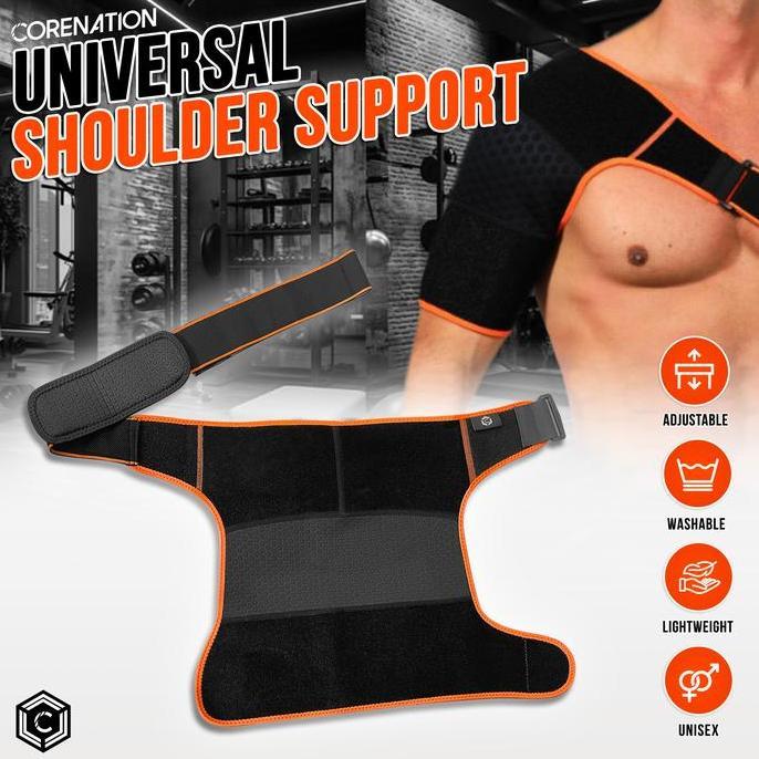 CoreNation Shoulder Support Penyangga Bahu Universal | Penyangga Bahu Olahraga | Alat bantu Penyangg