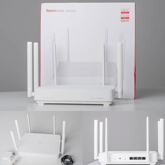 REDMI ROUTER AX5400 WIFI 6 GAMMING 5400 MBPS MESH DUAL BAND 256USER CN
