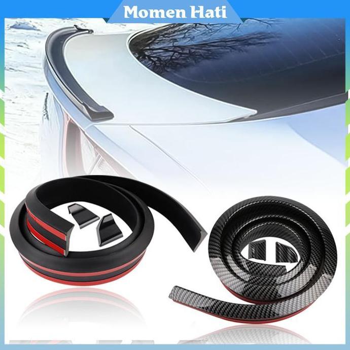 Spoiler Lips Ducktail Carbon 3d Universal - Spoiler Modifikasi Sporty Untuk Sedan Meningkatkan Cengk