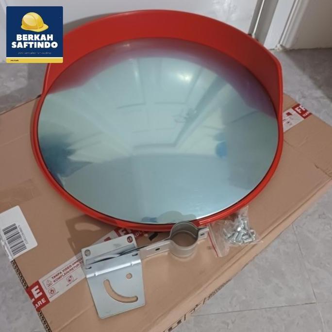 Convex Mirror 100cm / Cermin Simpang Jalan / Cermin Safety / Convex Mirror Outdoor 100 cm