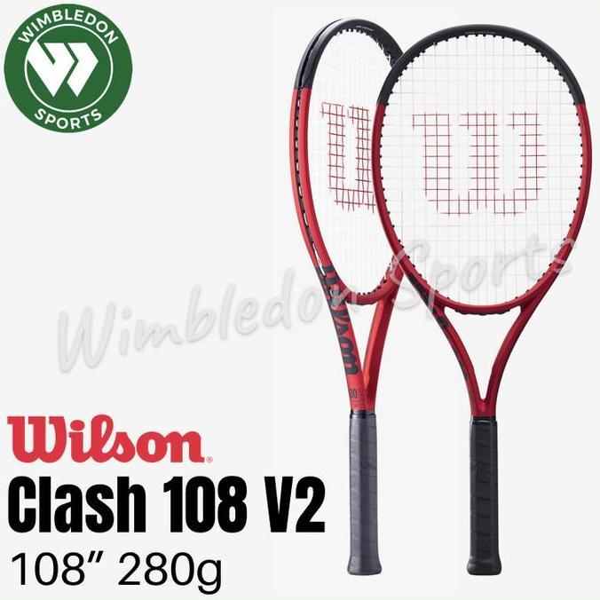 Raket Tenis Wilson Clash 108 V2 / Raket Wilson Clash 108 V2 New 2022