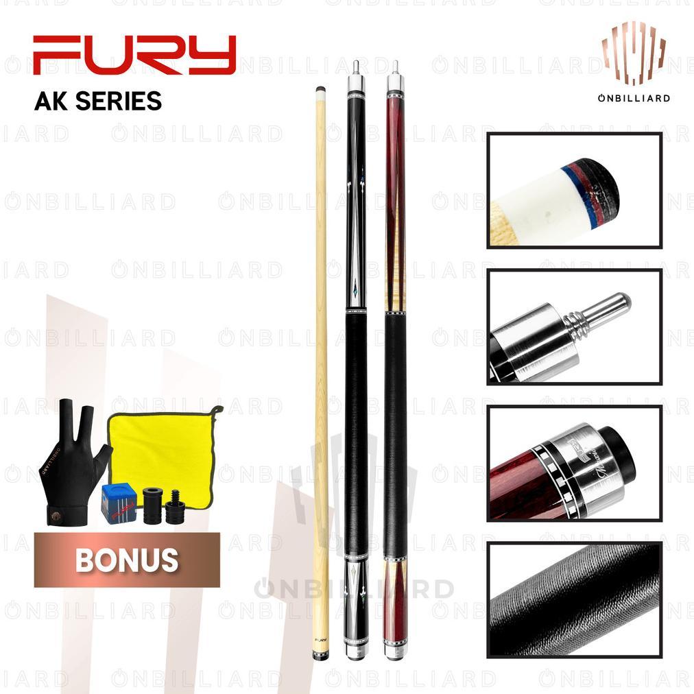 Stick Billiard Fury AK Series AK-1 AK-2 Cue / Stik Billiar FURY AK-1 AK-2