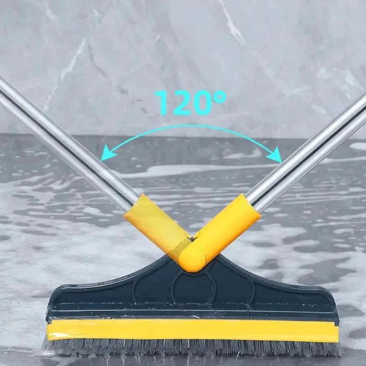 VALUE PACK SIKAT KAMAR MANDI 2IN1 SAPU DAN WIPER MAGIC BROOM WIPER ALAT GOSOK PEMBERSIH LANTAI WC TO