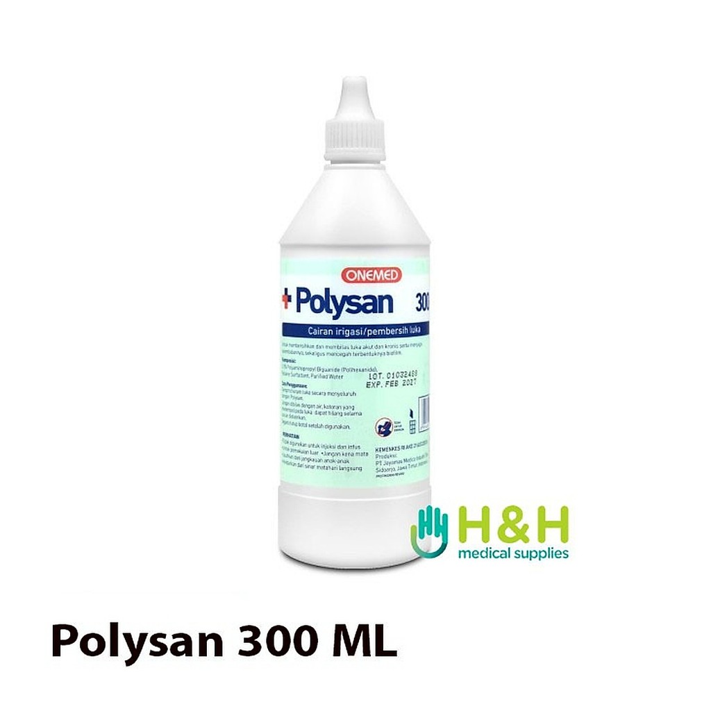Polysan / Cairan Pembersih Luka / Cairan Cuci Luka / Pembersih Luka Antiseptik