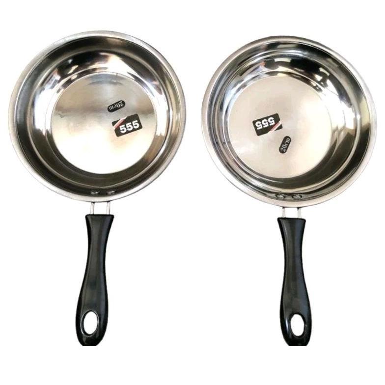 Cuci Gudang Panci Susu Panci Stainless Merek "555" 20Cm