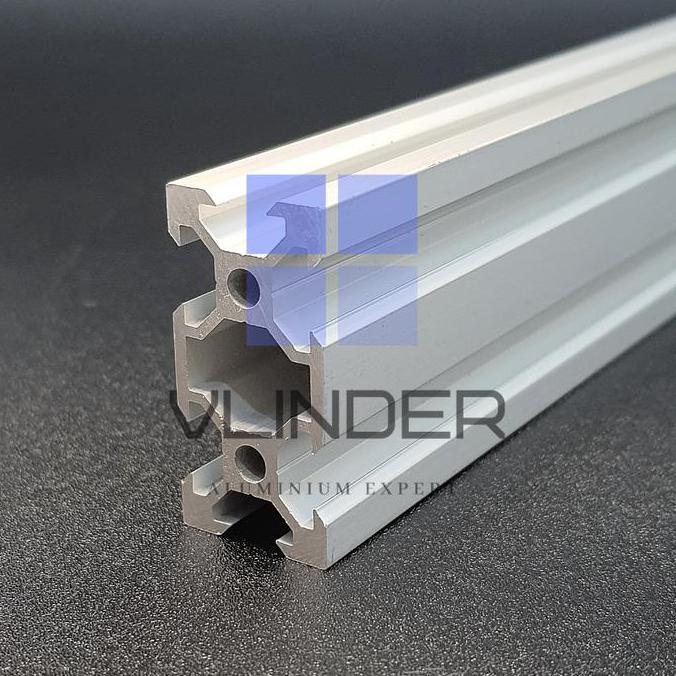 V Slot 2040 Aluminium Extrusion Profile - Matte Silver