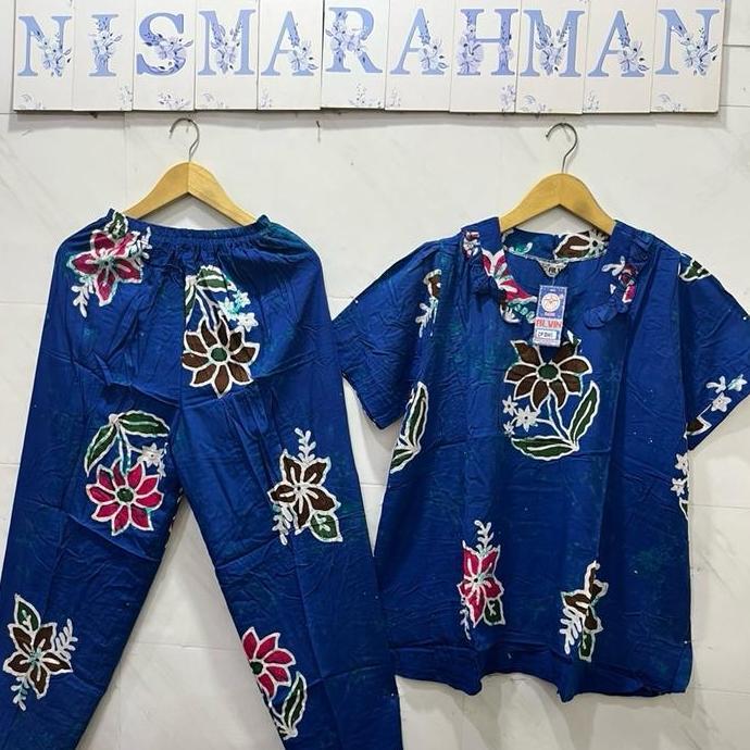 SETELAN CP , BATIK ALVIN DEWASA - LENGAN PENDEK , Celana Panjang