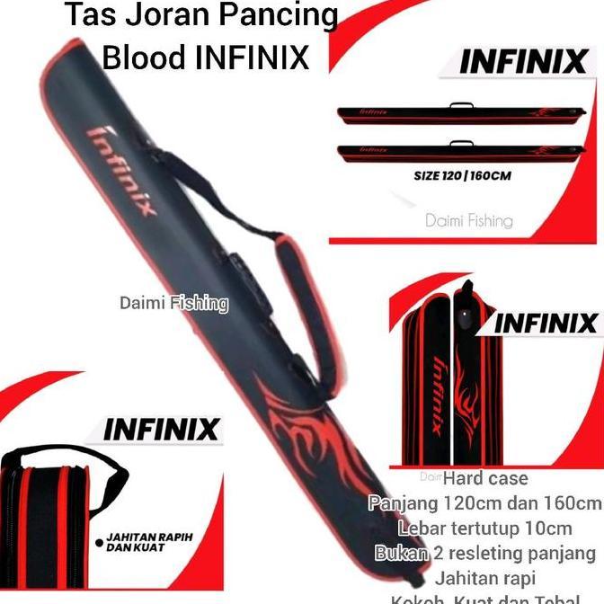 Tas Pancing Blood INFINIX Hardcase ukuran 120cm dan 160cm Tas Pancing Tebal dan Kuat