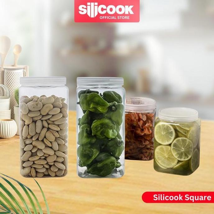 Silicook Square - Korean #1 Food Container Tempat Penyimpanan Makanan