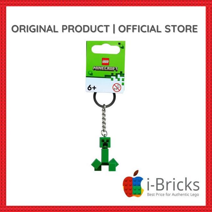 Promo Lego Keychain 854242 Minecraft Creeper Original Diskon