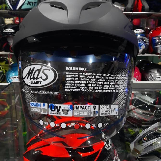 Comet- Helm Mds Protector Solid Black Doff
