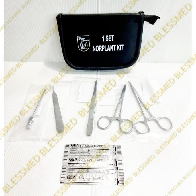 Norplant Kit/Implant Kit/Set Alat untuk Pasang dan Lepas KB