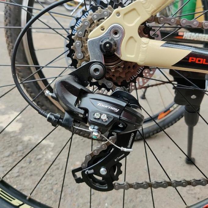 ( original) rd shimano tourney tx 6 7 8 speed operan belakang polygon