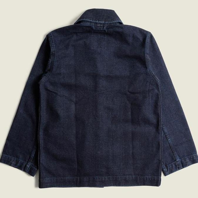 PROMO Wheeler Shawl Collar Jacket - 14.5oz Navy Blue Medium Wash