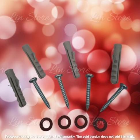 4 PASANG PENGENCANG BAUT TEMBOK PISCHER PISER BRAKET VISER MD27