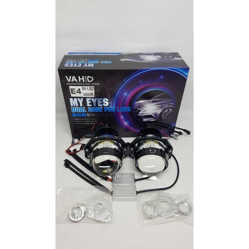 Bi-Led Sniper E4 Projector Projie Led Biled Vahid Hi-Low Sepasang 2 pc