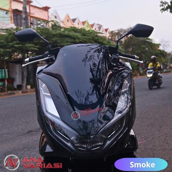 Promo Visor Pcx 160 Model Standar Tahun 2021 - 2024 Awal Visor Honda Pcx 160 Bening Dan Smoke - Wind