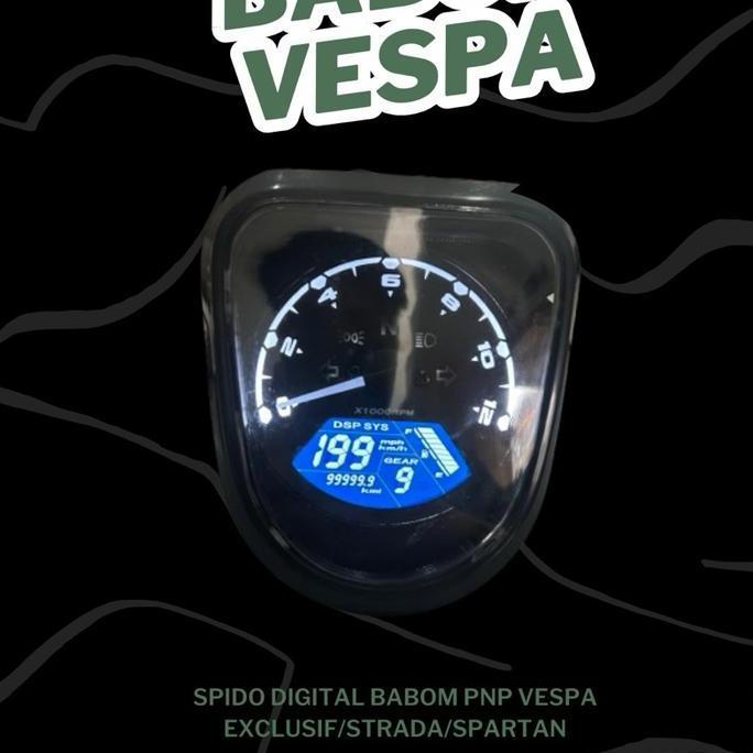 SPIDO DIGITAL VESPA PX/EXCLUSIF/SPARTAN/STRADA PNP