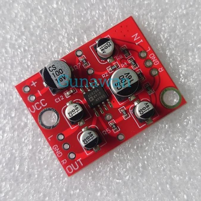 Promo Ad828 Stereo Preamp Power Amplifier Board Preamplifier Module Cod