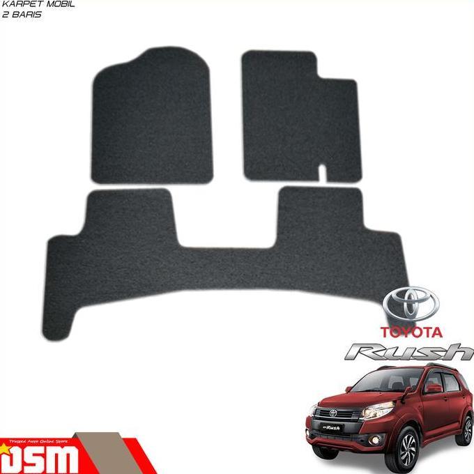 Karpet Mobil Toyota Rush Lama - 2 Baris / Karpet Mie Rush