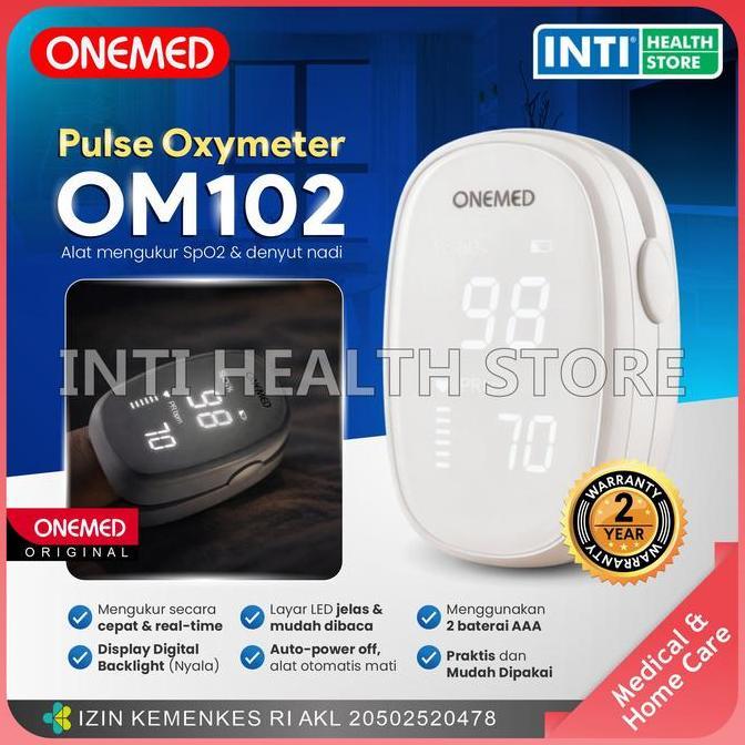 Onemed | Pulse Oxymeter OM102 | Alat Saturasi Oksigen | Pulse Oximeter