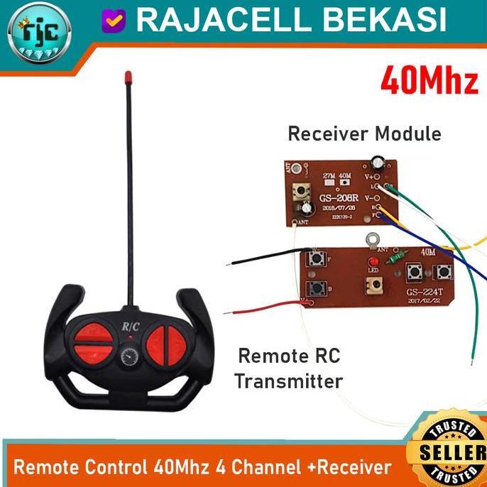 Module Pcb Remot Mainan Rc Boat Remote Control 40Mhz 4Ch Gs-224T Gs-206R 40M Universal
