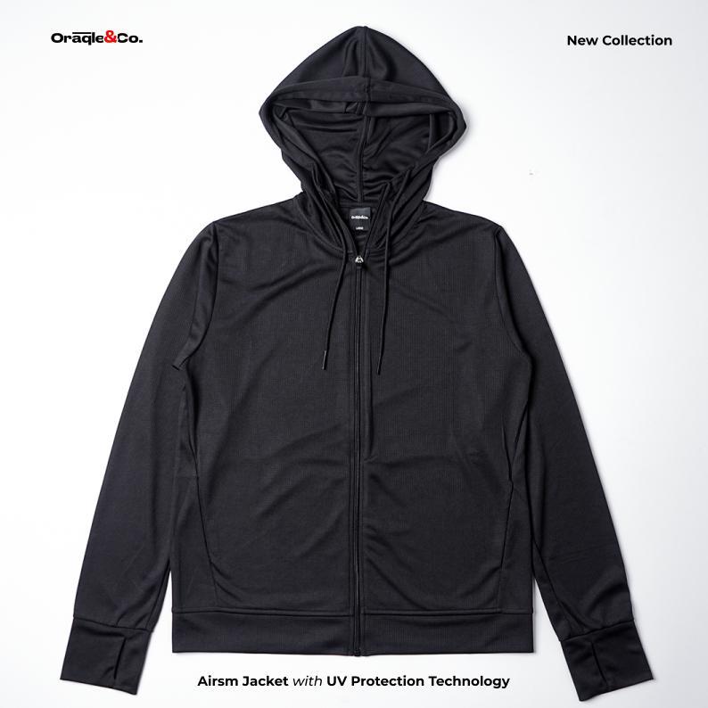 BEST SELLER Jaket Olahraga Airsm UV Protection Pria & Wanita Flexy Series ORAQLE KEKINIAN