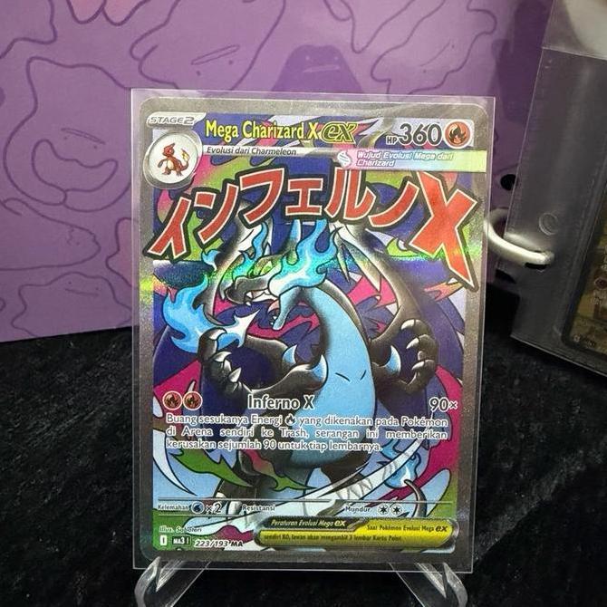 Mega Charizard X EX MA Pokemon TCG Indonesia