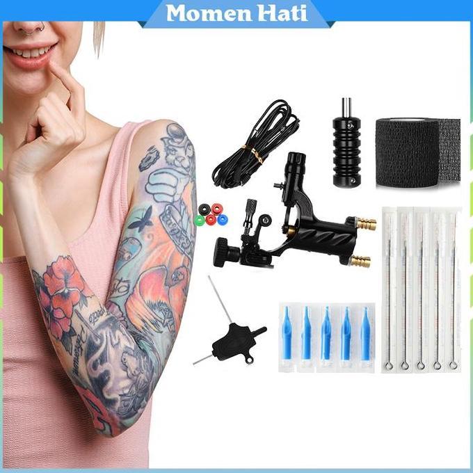QUANXI Alat Tattoo Rotary Full Set / Tatto Kit / Mesin Tato Full Set