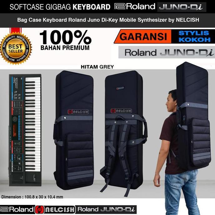 Tas Gigbag Softcase Keyboard Roland JUNO-DI Key Synthesizer Bag JunoDi