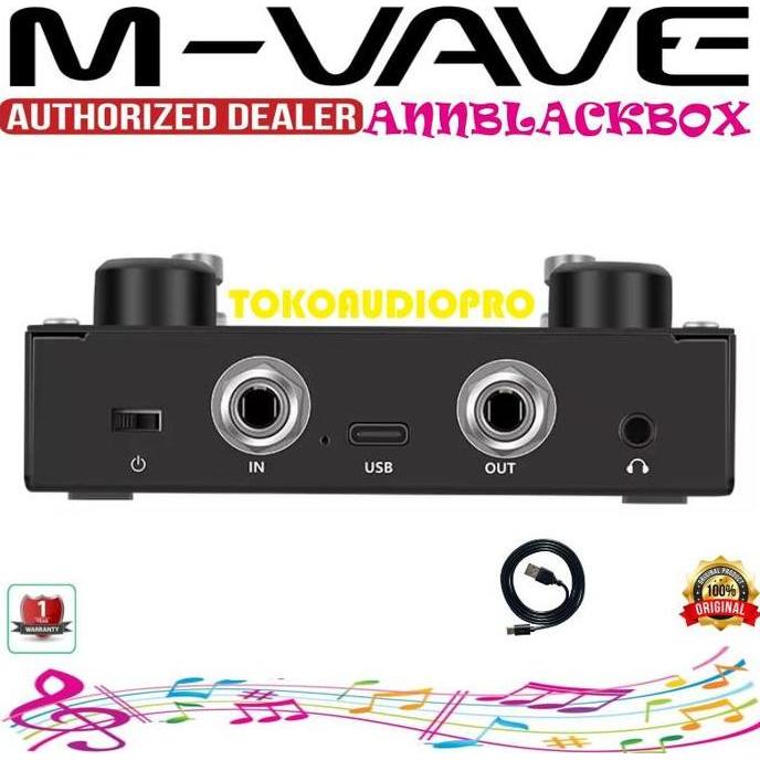 Efek M VAVE ANNBLACKBOX Multi Effects Guitar Processor Pedal ANNBLACKBOX Multi Efek Gitar