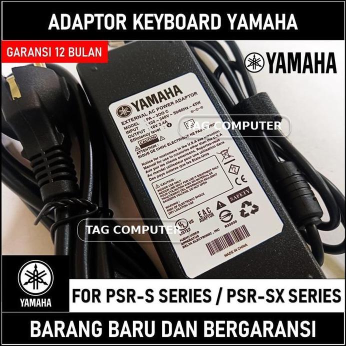 ADAPTOR YAMAHA PA-300C 16V 2,4A PSR1500 PSR2000 PSR3000 PSR1000 PSR1100 PSR2100