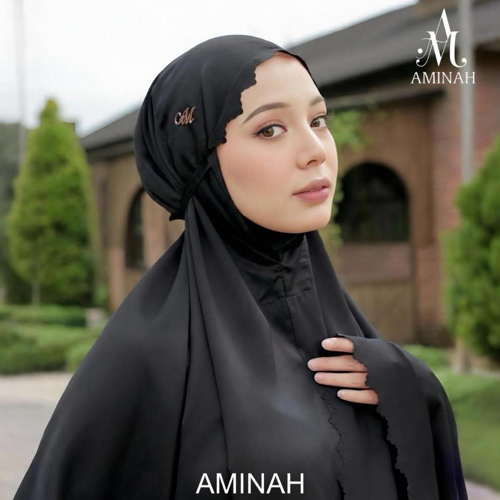 NEW AMINAH - MUKENA DEWASA SILKY TRAVELING DAILY AMINAH LASERCUT
